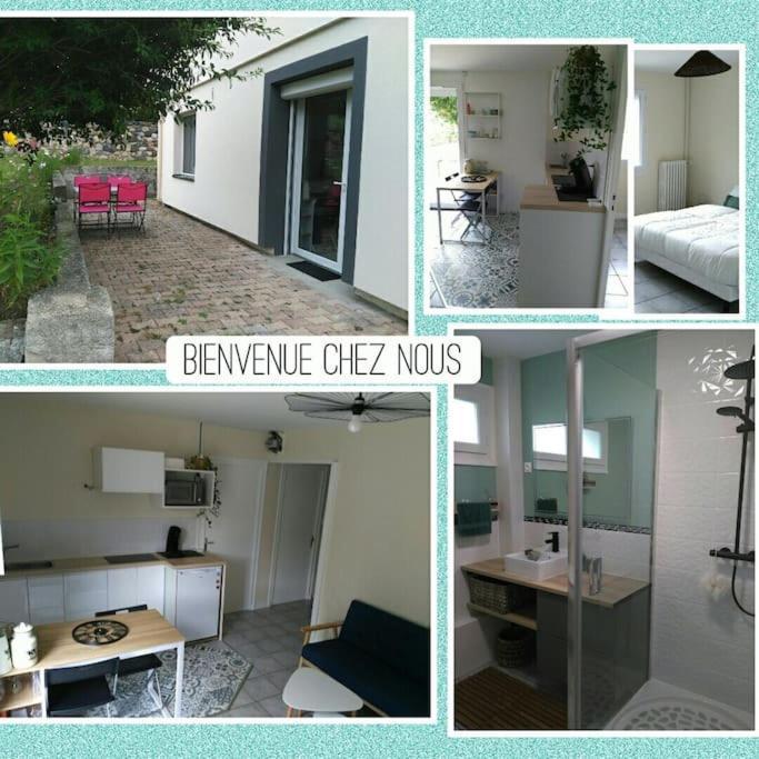 Gite "Le Temps D'Une Pause" Terrasse Et Piscine Coubon Luaran gambar